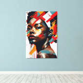 "Harmonie im Kontrast" Leinwanddruck (Insitu (Holzboden))