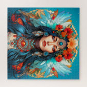 Harmonie im Kulturerbe - Jugendstil-Design Puzzle (Horizontal)