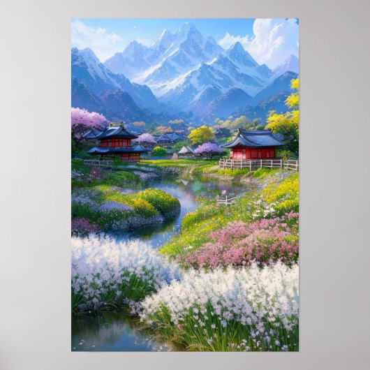 Harmonie im ländlichen Raum Poster (Vorne)