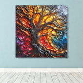 Harmonie im Niedergang Leinwanddruck (Insitu (Holzboden))