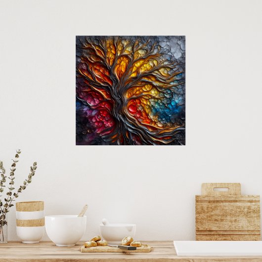 Harmonie im Niedergang Poster (Küche)