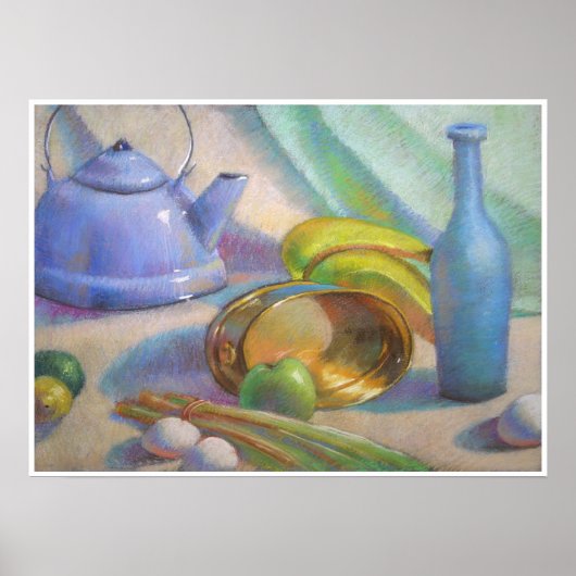 Harmonie in Blau Poster (Vorne)