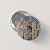 Harmonie in Blau und Gold Claude Monet Button (Vorne & Hinten)
