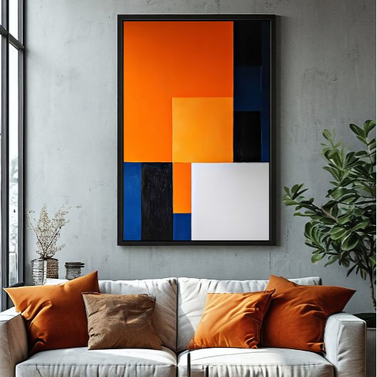 Harmonie in Blöcken Poster