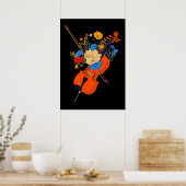 Harmonie in Bloom Poster (Küche)