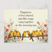 Harmonie in Bloom Postkarte (Vorderseite)