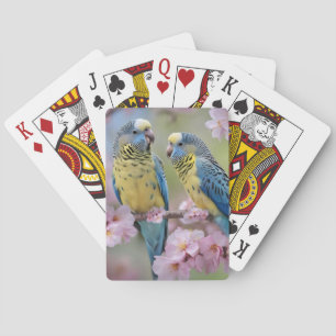 Harmonie in der Ferne: Blau und Gelb Spielkarten