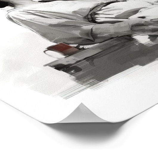 Harmonie in der Liebe: Japanisches Poster (Ecke)