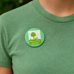 Harmonie in der Natur Button