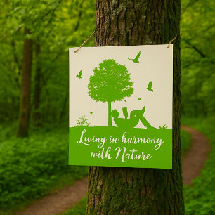 Harmonie in der Natur Poster