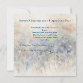 Harmonie in der Silhouette. Weltfrieden Karte (Rückseite)