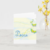 Harmonie in der Ukraine: Symphonie of Peace Card Karte (Gelbe Blume)