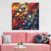 Harmonie in Diversity Leinwanddruck (Insitu (Wohnzimmer))