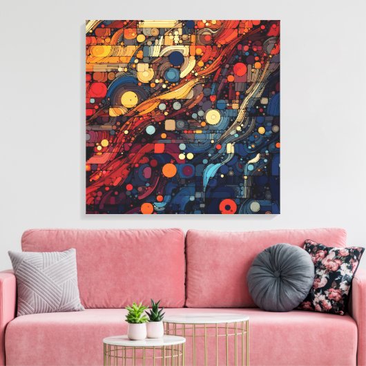 Harmonie in Diversity Leinwanddruck (Insitu (Wohnzimmer))