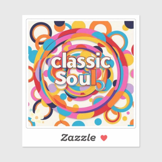 "Harmonie in Farbe" Aufkleber (Blatt)