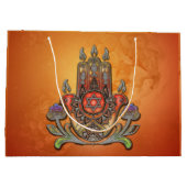 Harmonie in Farbe und Form Große Geschenktüte (Rückseite)