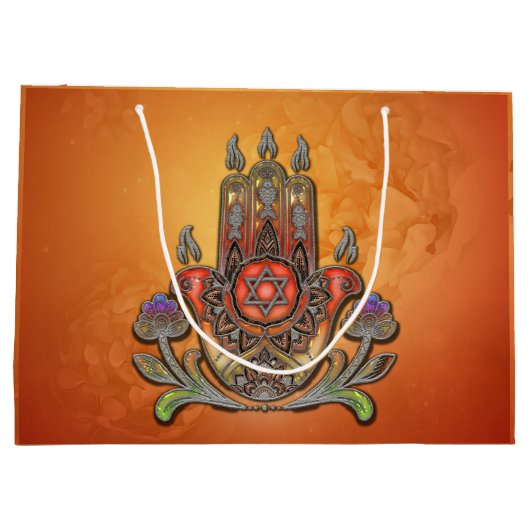 Harmonie in Farbe und Form Große Geschenktüte (Rückseite)