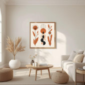 Harmonie in Form – Neutrale Abstrakte Komposition Poster