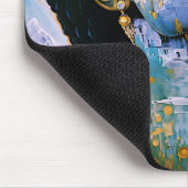 "Harmonie in Gold und Himmel" Mousepad (Ecke)