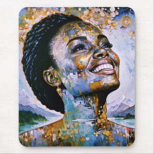 "Harmonie in Gold und Himmel" Mousepad