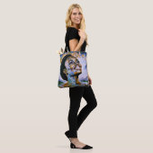 "Harmonie in Gold und Himmel" Tasche (Am Model)