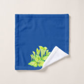 "Harmonie in Grün" auf einem Badetuch-Set Badhandtuch Set (Waschlappen)