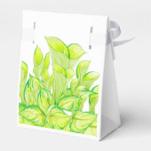 "Harmonie in Grün" auf einem Gefallen Geschenkschachtel (Rückseite)