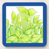 "Harmonie in Grün" auf einem Untersetzer-Set Getränkeuntersetzer (Vorderseite)