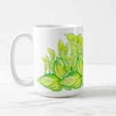 Harmonie in Grün auf einer klassischen Tasse (Links)