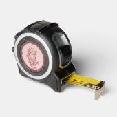 Harmonie in Rosa, ein majestätischer, stilisierter Maßband (Winkel)