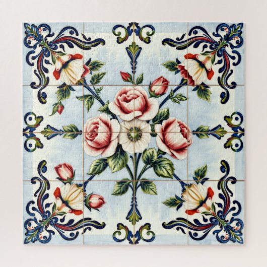 Harmonie in Rosen Puzzle (Vertikal)
