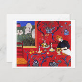 Harmonie in Rot, Matisse Postkarte (Vorne/Hinten)