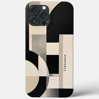 Harmonie in Schattierungen: Abstrakte Komposition Case-Mate iPhone Hülle