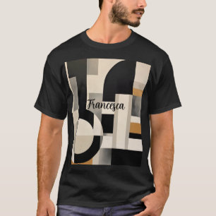 Harmonie in Schattierungen: Abstrakte Komposition T-Shirt