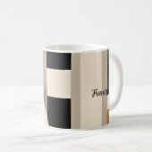 Harmonie in Schattierungen: Abstrakte Zusammensetz Kaffeetasse (VorderseiteRechts)