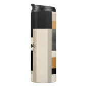 Harmonie in Schattierungen: Abstrakte Zusammensetz Thermosbecher (Nach rechts gedreht)