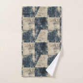 Harmonie in Shibori Symphony Shibori Japanisch Badhandtuch Set (Handtuch)