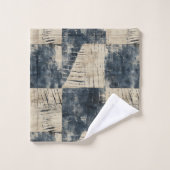 Harmonie in Shibori Symphony Shibori Japanisch Badhandtuch Set (Waschlappen)