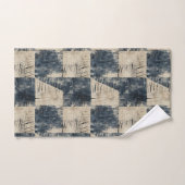 Harmonie in Shibori Symphony Shibori Japanisch Badhandtuch Set (Handtuch)