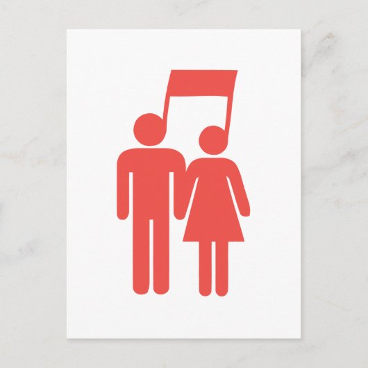 Harmonie in Sync Postkarte (Vorderseite)