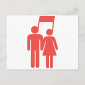 Harmonie in Sync Postkarte (Vorderseite)