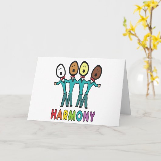 Harmonie Karte (Gelbe Blume)