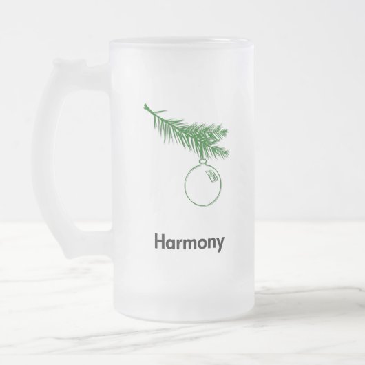 Harmonie Mattglas Bierglas (Links)
