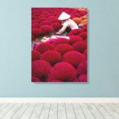 Harmonie mit der Natur Leinwanddruck (Insitu (Holzboden))