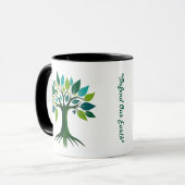 "Harmonie mit der Natur" Tasse (Vorderseite Links)