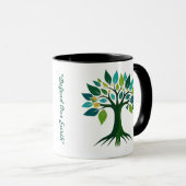 "Harmonie mit der Natur" Tasse (VorderseiteRechts)