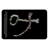 Harmonie mit Natur und Christentum Magnet (Horizontal)