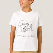 Harmonie Montessori Schullogo T-Shirt (Vorderseite)