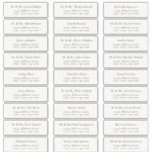 HARMONIE | Olive Green Guest Address Labels (Vorderseite)