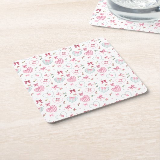 Harmonie Rechteckiger Pappuntersetzer (angewinkelt)